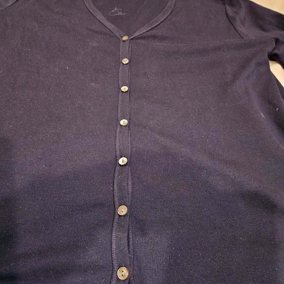 Talbots Woman Deep Blue Cardigan  2X - Picture 2 of 7